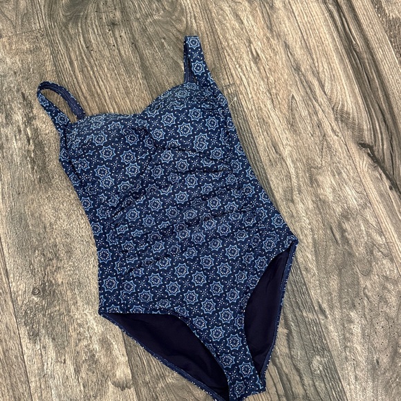 Niptuck swim navy blue One Piece Swimsuit - Size 6 new without tags - Picture 1 of 7